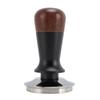 Coffee Tamper Spring Loaded Stainless Steel Walnut Coffee Press Tool for Coffee Making 58mm /