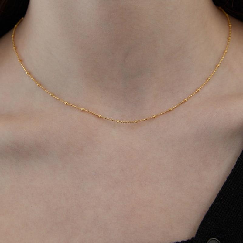 Tatiana (СЕРЕБРО925) Шикарное ожерелье-цепочка с шариками NZ2008