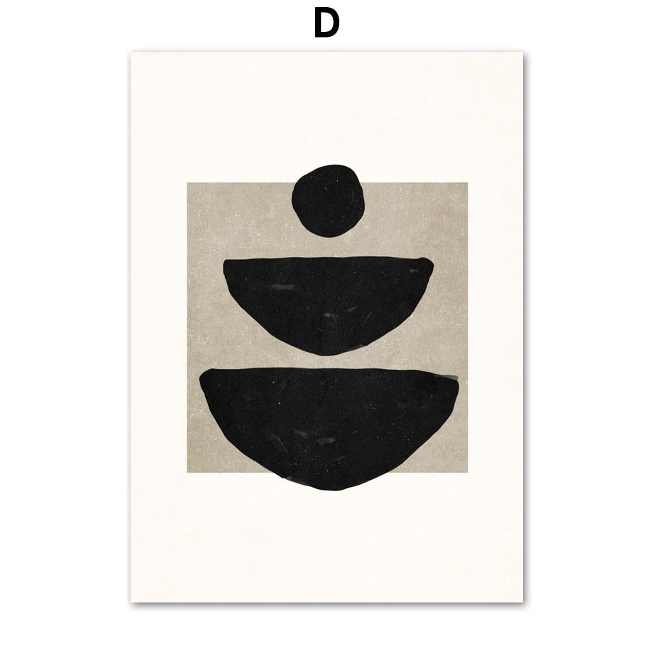 Абстрактные линии, растения, листья, геометрия, цветы, постеры и принты, холст, живопись, скандинавские настенные художественные картины для декора гостиной