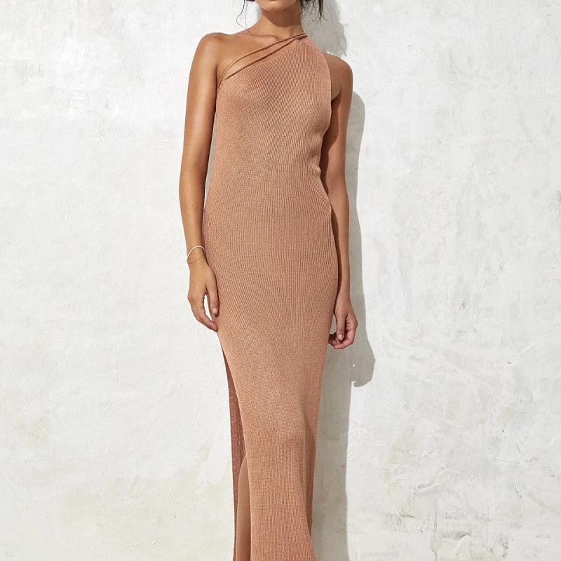 IHUASU Женские сексуальные пляжные платья на одно плечо Женские платья для отдыха на море