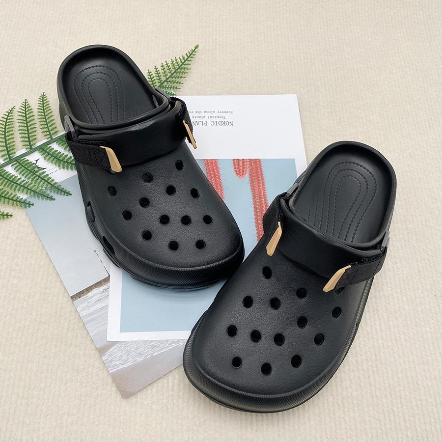 Модные летние весенне-осенние дышащие мужские повседневные пляжные сабо, удобная садовая обувь, сандалии, водные сандалии