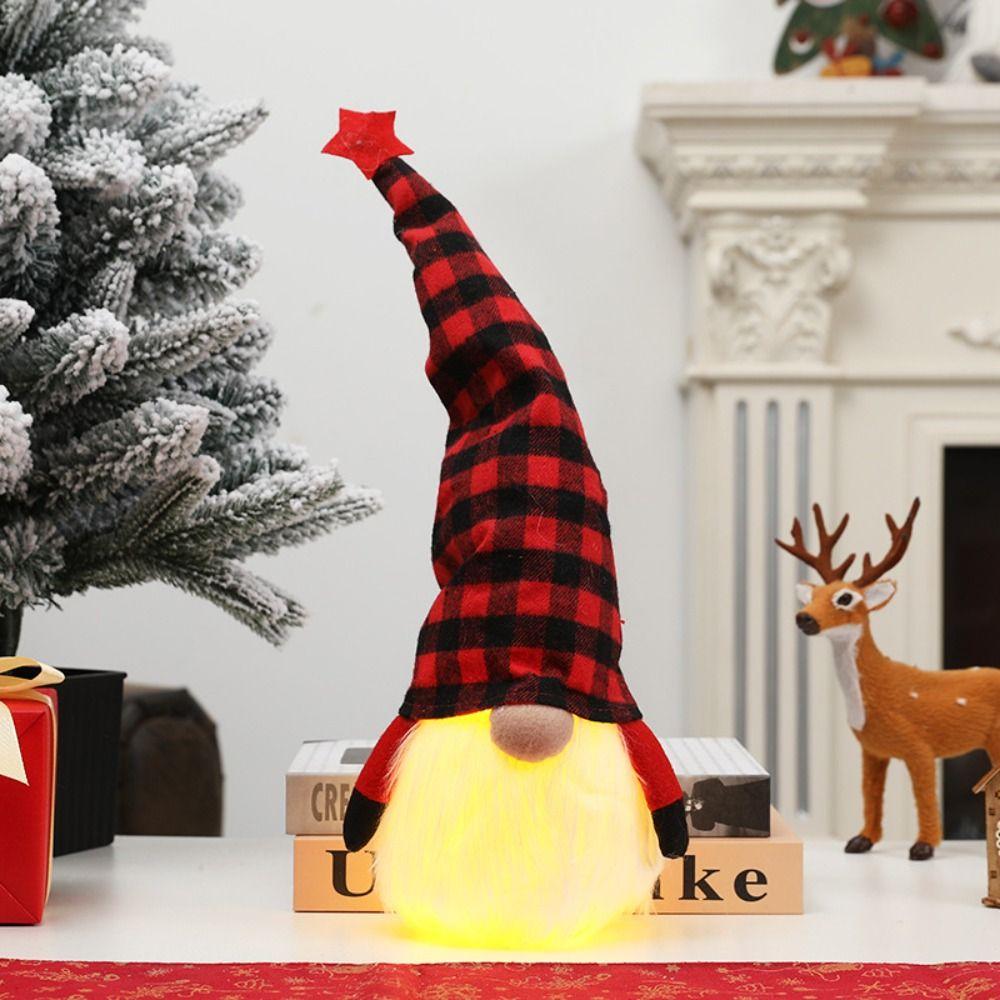 Мягкие Безликие Старики Украшения Милая Рождественская Кукла Рождественская Кукла Рудольф Декор для Отеля Офиса