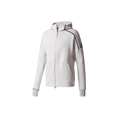 adidas Куртка с капюшоном и принтом логотипа, мужская верхняя одежда, светло-серая BQ0074