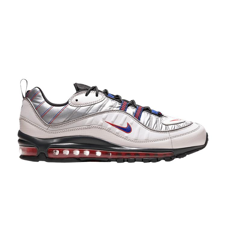 Nike Мужские кроссовки Air Max 98 NRG Space Flight Silver Vast-Grey Hyper-Blue BQ5613-001