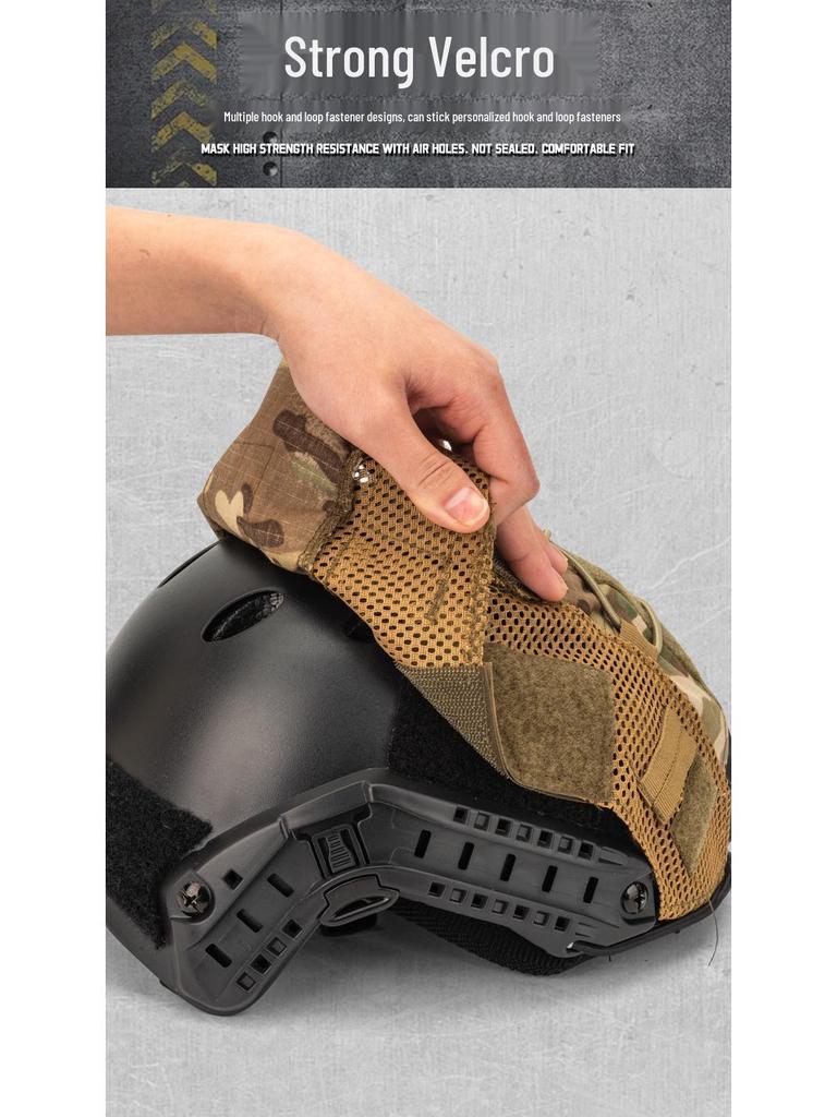 Zlangsports FAST Elastic Camouflage Helmet Cover - Tactical Helmet Modification Accessory