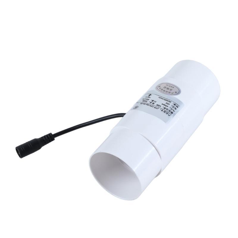 652F 12V Inline Pipe Ventilation Exhaust Fan Suitable For Heating Cooling In Home Garden Bathroom Extractor Ventilation