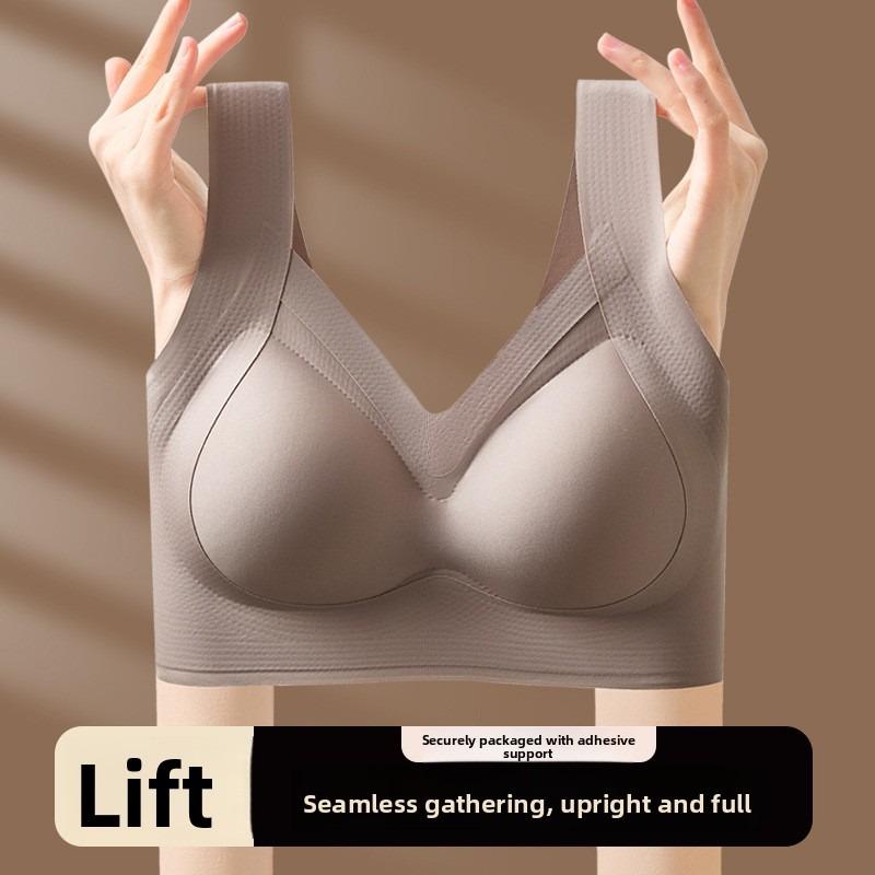 Женский бесшовный бюстгальтер Push Up Beauty Back, Беспроводной фиксирующий топ-майка для поддержки груди, Бюстгальтер с боковой поддержкой против провисания