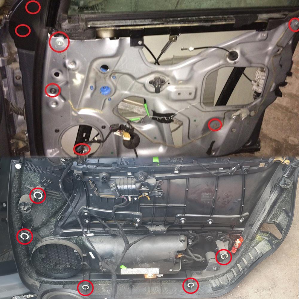 For VW Golf MK 5 6 1K 5K 2004 - 2009 2010 2011 2012 Car Door Card Panel Trim Rivet Inner Molding Upholstery Clip Replacement