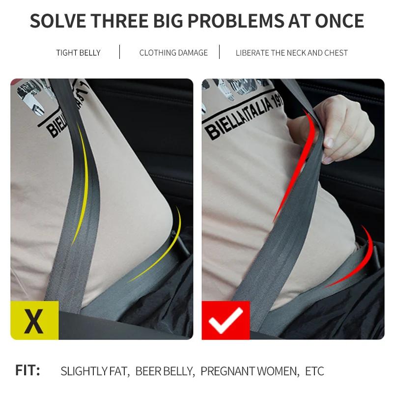 Новый зажим ремня безопасности для автомобиля Безопасность Регулируемый Авто Стопор Пряжка Зажим Магнитный Для Ford Mustang BA Shelby SYNus King GTX1 Ka Fusion