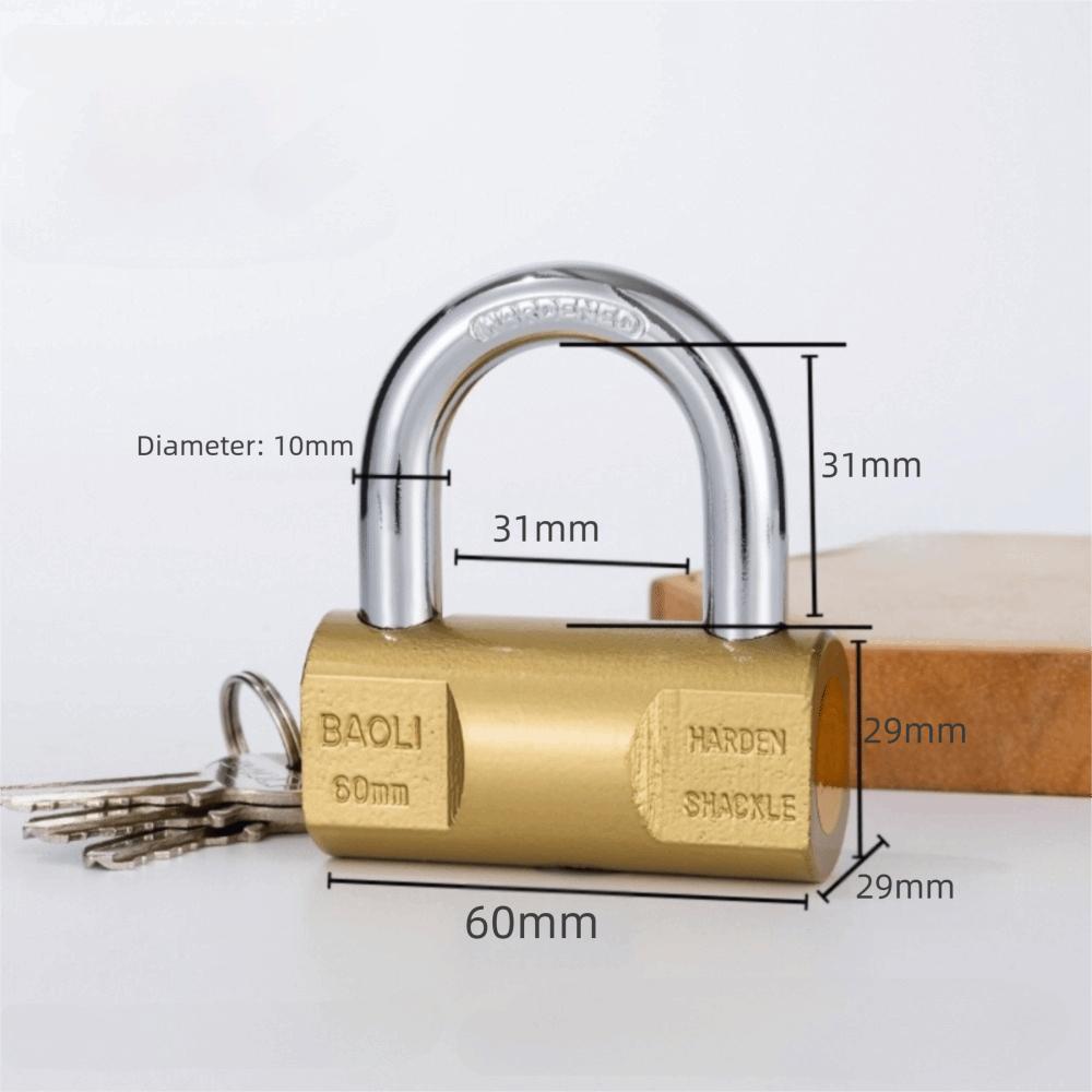 Metal Heavy Duty Padlock Waterproof Gate Locks Outdoor Gym Dormitory Cabinet Door