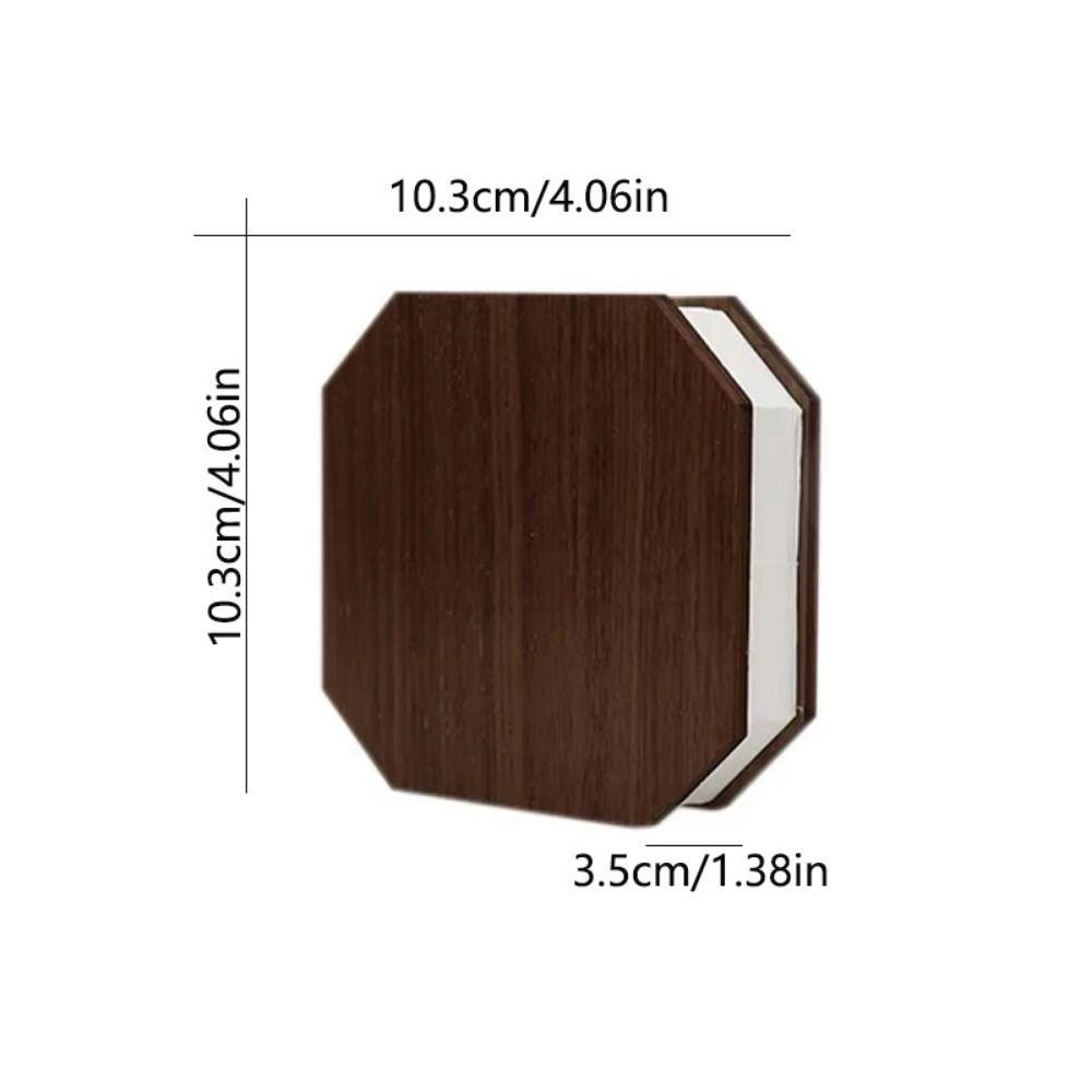 С отсоединяемой ручной полосой, деревянный перекидной ночник, 2 цвета, светодиодная настольная лампа, прикроватная