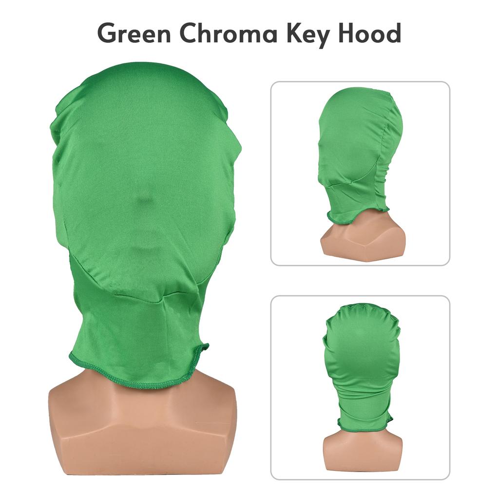 Green Chroma Key Mask Chromakey Hood Invisible Effects Background Chroma Keying Green Mask for Green Screen Photography