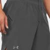 Under Armour Шорты мужские повседневные со шнуровкой и логотипом средней посадки, темно-серые 1376508-025