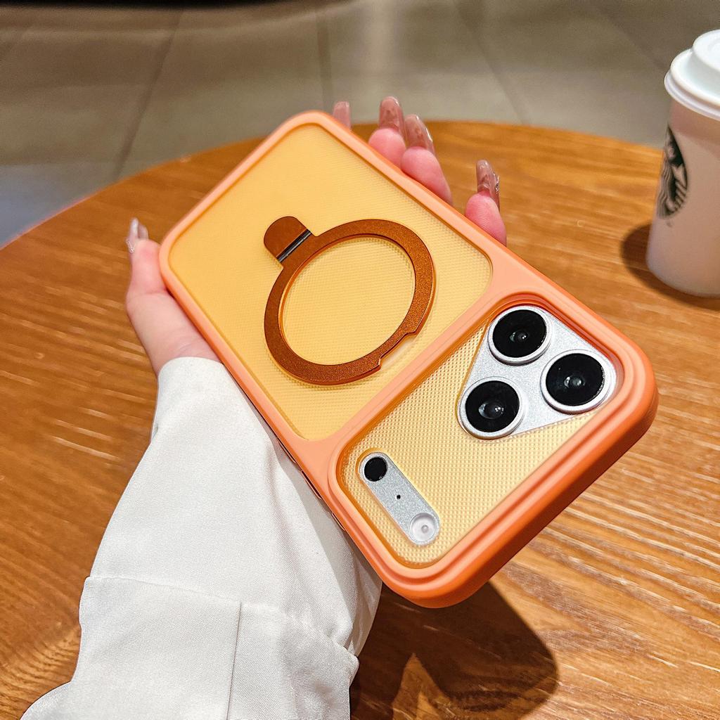 Phantom Magnetic Stand Holder for iPhone 17 Pro Max with Large Window Protective Case