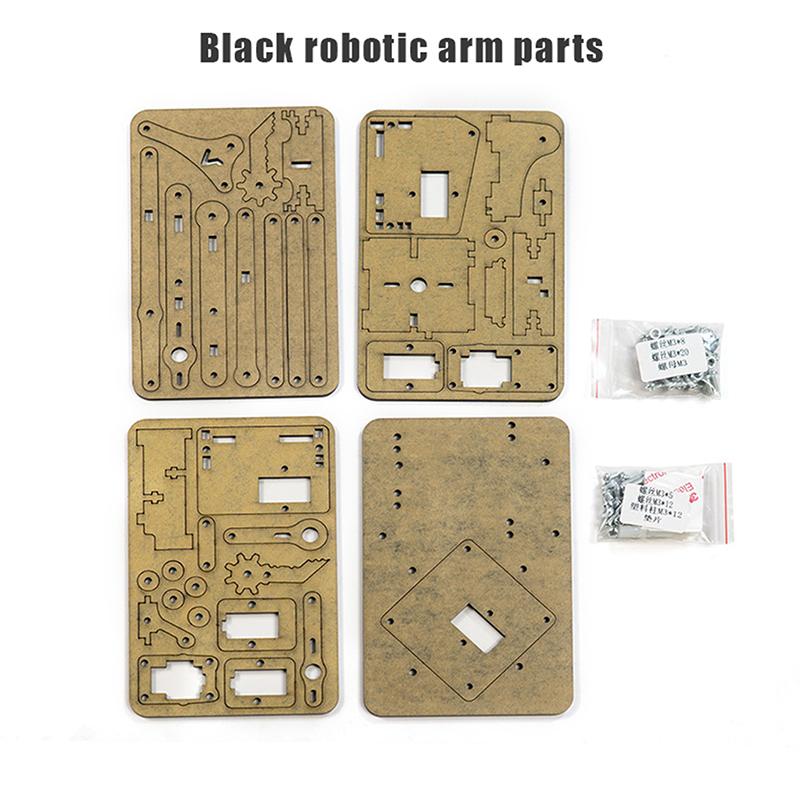 4 Dof Разборка Акриловая Механическая Рука Робот Манипулятор Коготь Для Изготовителя Обучающий Набор Для Сделай Сам