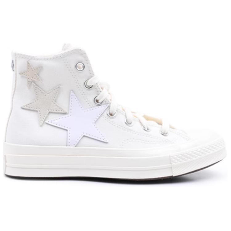 Converse Chuck 70 Универсальный Модный Тренд Повседневные Высокие Кеды из Канваса Унисекс Белый