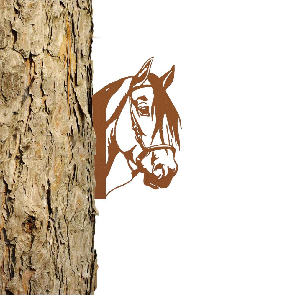 Очаровательный 1 шт. Железный силуэт лошади в форме уличного ограждения. Добавьте нотку элегантности и очарования вашему открытому пространству.