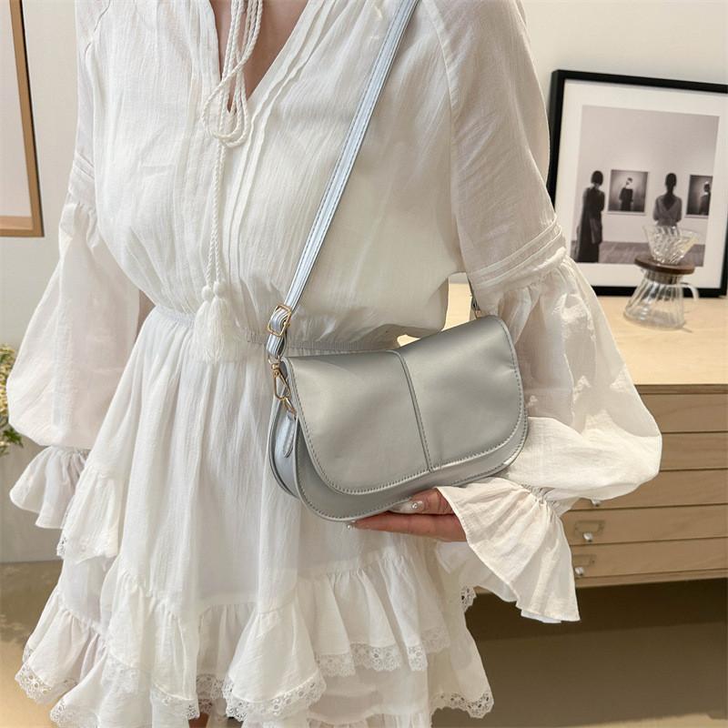 Trendy Summer 2024 Street Style Pu Crossbody Bag Women Small Square Bag