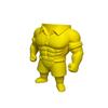 3D-печатный держатель для ручек "Мускулистый красавчик" - Креативное, забавное настольное украшение-акцент