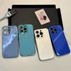 Глянцевый чехол из закаленного стекла для iPhone 17 16 15 Plus 14 13 12 Pro Max Покрытие Бампер Ударопрочный Жесткая задняя крышка Защита объектива Funda