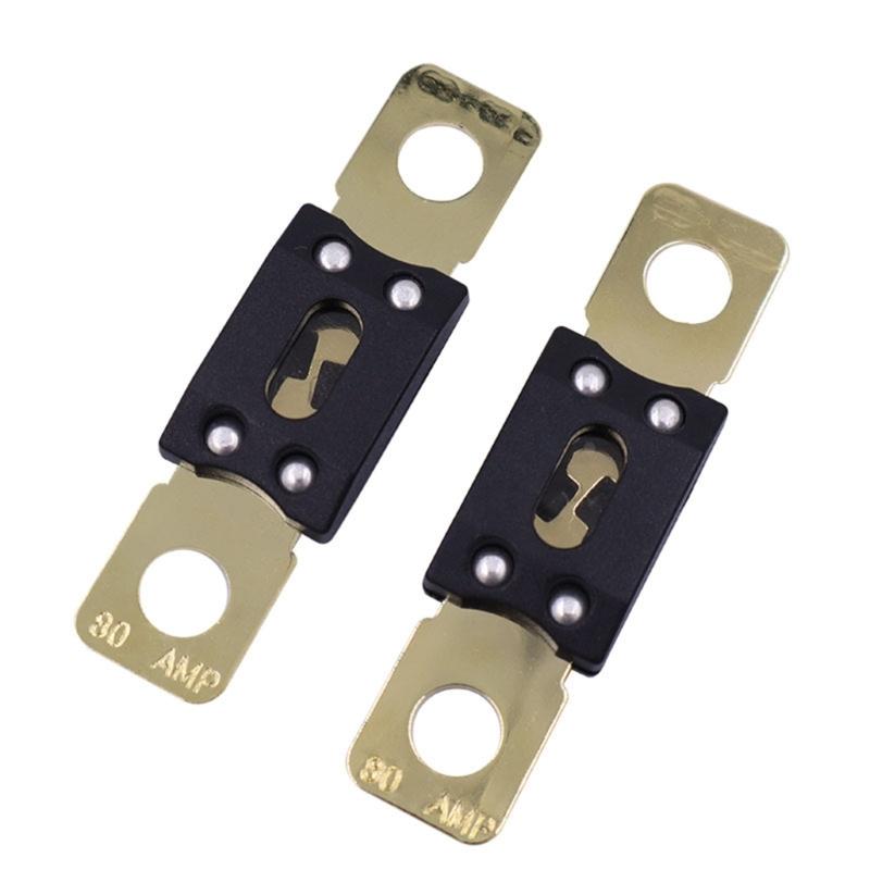 Универсальные металлические предохранители 60А - 400А Лезвийного типа Автомобильные предохранители для звуковой системы Устойчивы к коррозии для защиты автомобильной и лодочной звуковой системы