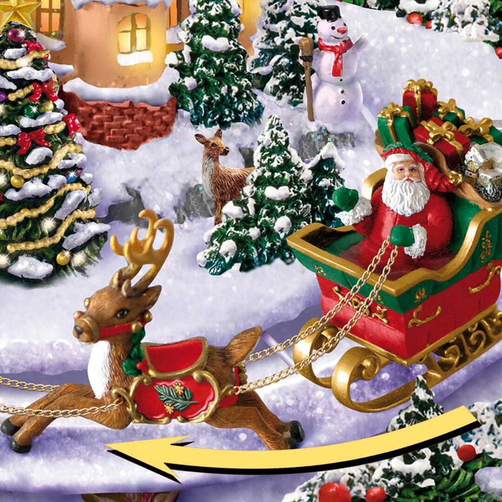 Текущее Рождественское Праздничное Окно Стекло Электростатическая Наклейка Украшение KTY