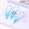 Cable Clothespin Windproof Clothespin Travel Portable Plastic Clip Fixed Underwear Socks Clothespin 12 Packs