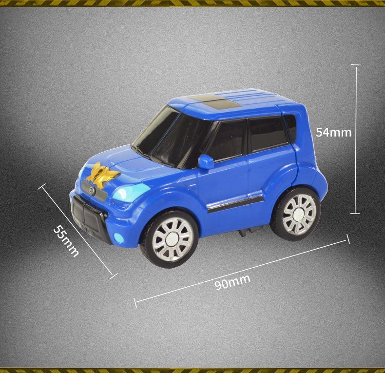 Корейские трансформирующиеся братья Тобот: Тройная Комбинация 3 Штуки - Образовательная Аниме-Игрушка Машина-Робот для Детей