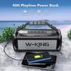 50W Bluetooth IPX6 waterproof portable wireless speaker deep hours continuous bass unit card W-KING (90W peak) speaker, speaker, bass, [40