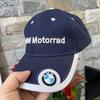UZIS8 High-quality Embroidered Baseball Cap Outdoor Racing Sports Sun Hat Racing Memorial Cap For BMW Emblem Leather Car Decal Sticker