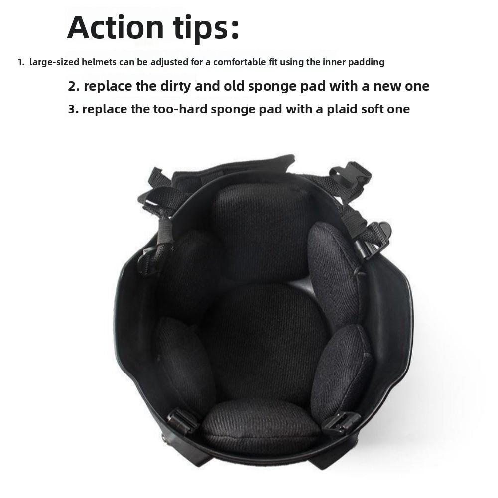 7pcs Soft Helmet Pads Flexible Helmet Lining New Shockproof Foam  For Motorcycle Bicycle