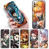 Аниме чехол Demon Slayer для Motorola G30 G60 G9 Play ONE Fusion G8 G50 E6s G82 Edge 20 Pro G Stylus 2021 Черный Мягкий Чехол для Телефона
