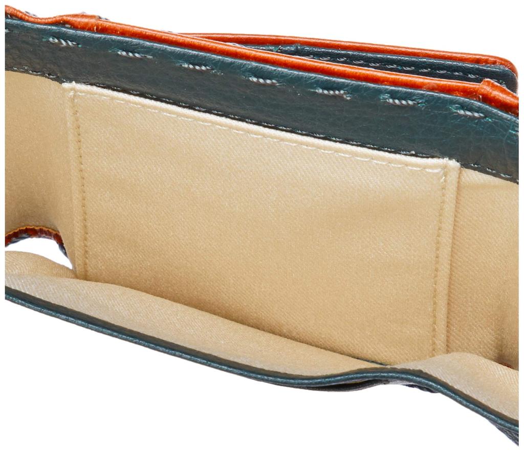 Кошелек-трифолд Katharine Hamnett London Color Tailored 2, изготовленный из премиальной японской кожи кип в античном стиле (Телячья кожа), Компактный тройной с