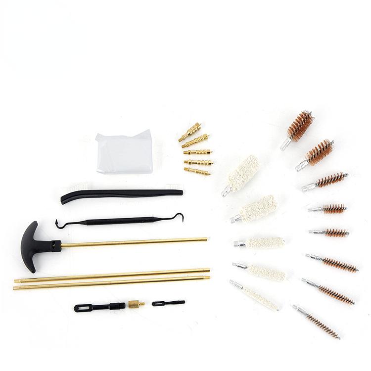 25 шт. щетка для чистки огнестрельного оружия, набор хлопковых щеток из медной проволоки