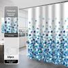 Grade Waterproof Hotel Polyester Shower Curtain Floral Home Hospitality Bathroom