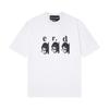 2025 Loose Fit Short Sleeve T-Shirt Men Women Cartoon Letter Print Casual Top