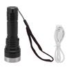 LED Flashlight 2 Levels High Brightness SST40 Wick White Light Life Waterproof Portable Outdoor