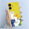 Чехол для Vivo Y22 Y22s Y35 Милый Астронавт Панда Мягкий ТПУ Силиконовый Чехол для телефона для vivoY22s Y 22s V2206 V2207 Y 35 V2205 Coque