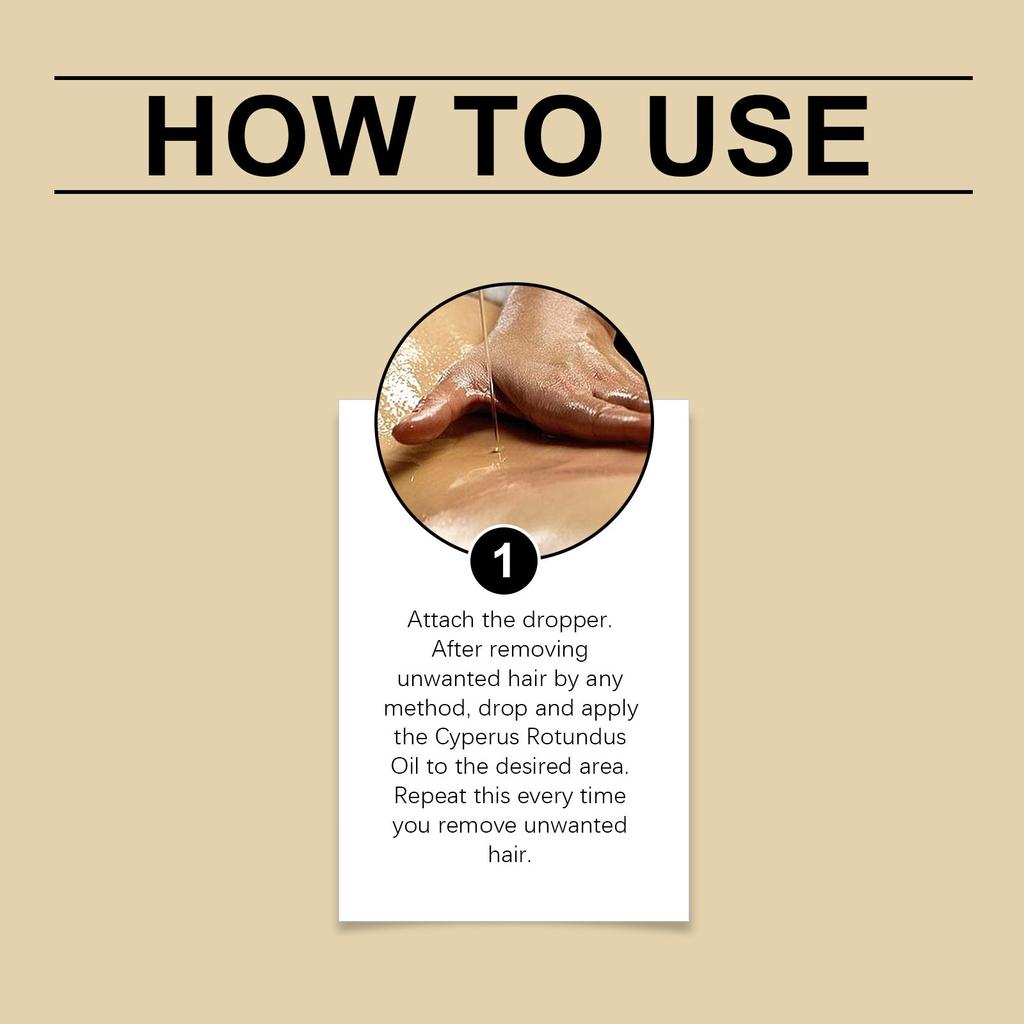 Масло для удаления волос Cyperus Rotundus Масло для удаления волос Cyperus Rotundus Растительное увлажняющее питательное масло для тела 60 мл