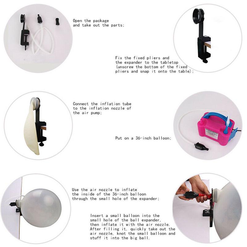Расширитель для шаров Свадебное украшение Инструменты для набивки шаров Инструмент для наполнения латексных шаров Аксессуары для надувания Праздничные товары для вечеринок
