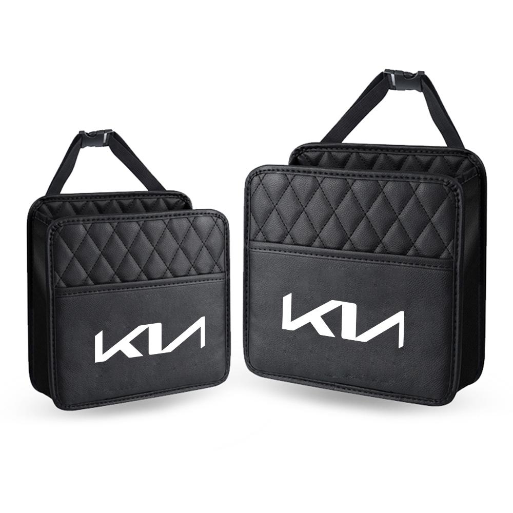 Multifunctional Car Seat Storage Bag Leather Storage Bag For Kia Sportage K2 K6 KX1 RIO Optima PV5 K4 K3 Ceed Sorento Picanto K9AJ7