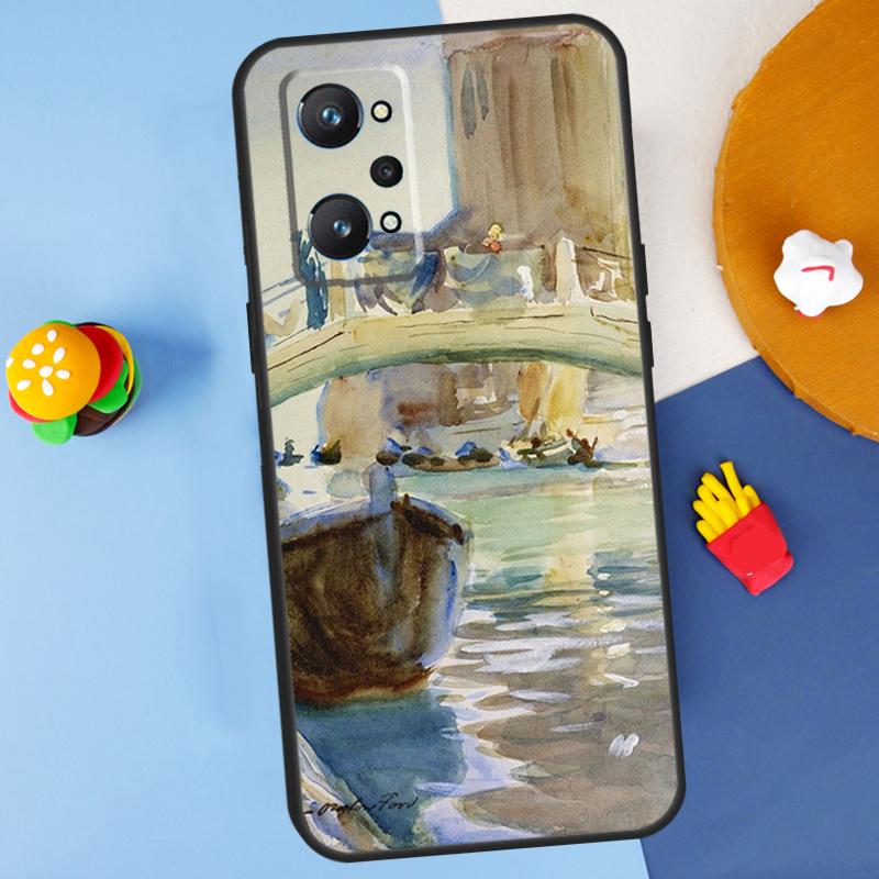 Travel italy Street Venice For Realme GT 6 6T 5 GT7 Pro C61 C75 C55 C51 C21Y C25S C67 C53 13 12 10 11 14 Pro Plus Case