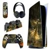 Наклейка наклейка совместима с PlayVital наклейка на корпус консоли ps5 виниловая наклейка совместима с контроллером ps5 гарнитура пульт дистанционного управления зарядка
