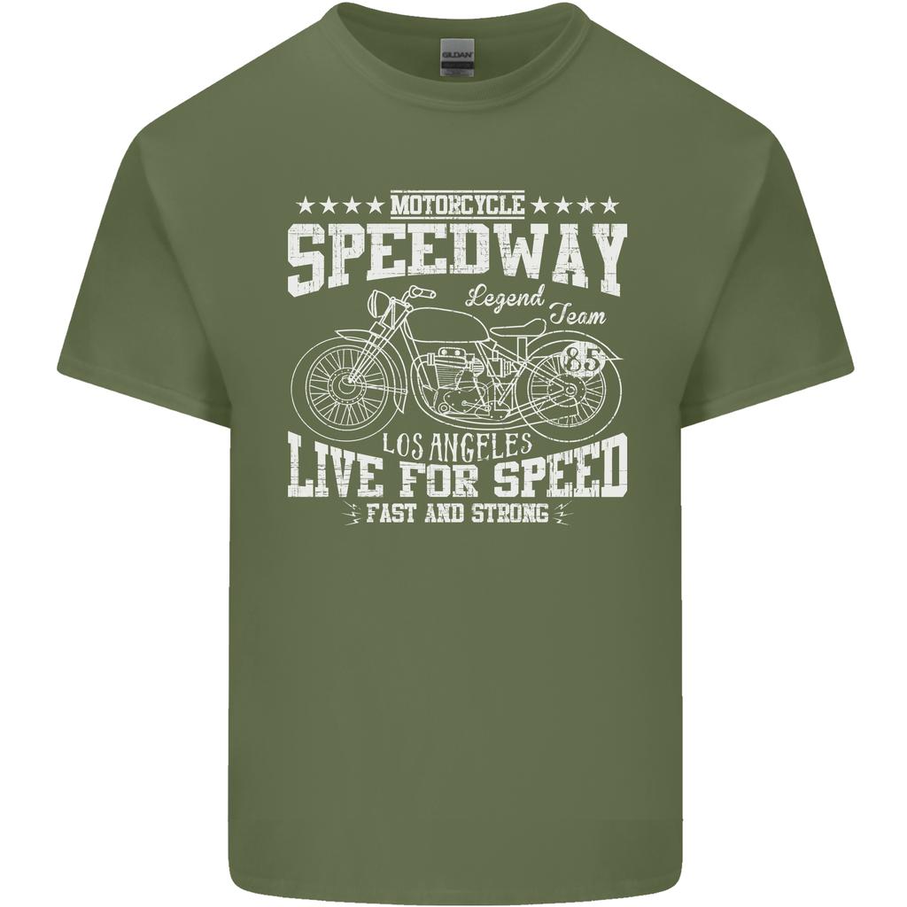 Motorcycle Speedway Motorcycle Biker Motorbike Unisexs Light Cotton TShirt
