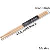 5A/7A Drumsticks Pairs Drum Sticks Durable Practice Drumsticks  For All Ages