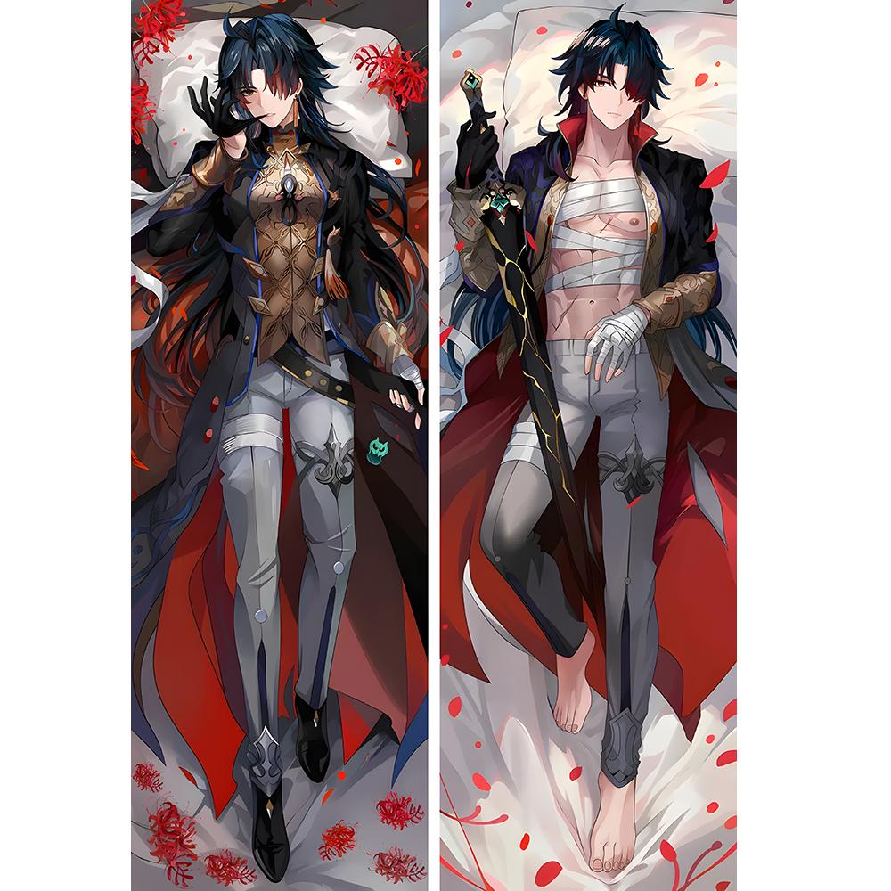 Игра Honkai Star Rail Blade Hugging Body Pillowcase Косплей Реквизит Dakimakura Men Blade Throw Подушка Чехол для подушки Подарки отаку