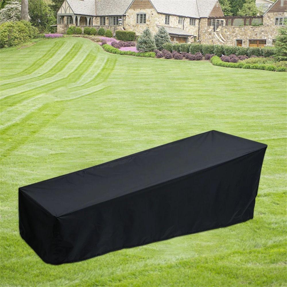 Водонепроницаемый чехол для уличного кресла-шезлонга в стиле реклайнера с регулируемой кулиской