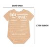 20pcs Baby Shower Prediction & Advice Cards, Fun Gender Reveal Game Activities, Baby Party Kit, Creative DIY Nursery Wishes