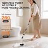 Multi-Functional Electric Cleaning Brush for Kitchen & Bathroom with Telescopic Handle and Digital Display