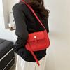 Popular Vintage Shoulder Bag With Street Style Element Stitching Line For Daily Match